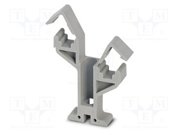 Mounting clamp; L: 48mm; ways: 2; W: 10mm; H: 42mm; Body: grey