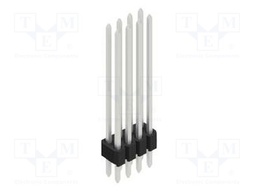 Connector: pin strips; pin header; male; PIN: 8; 1.27mm; THT; 2x4