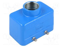 Enclosure: for Han connectors; Han Ex; size 10B; for cable; M25