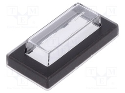 Switch accessories: cover; IP64; Shape: rectangular; 37x19.2x11mm