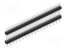 Connector: pin strips; pin header; male; PIN: 36; 1.27mm; SMT; 1x36