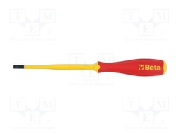 Screwdriver: insulated; slim; slot; 1x5.5mm; Blade length: 150mm