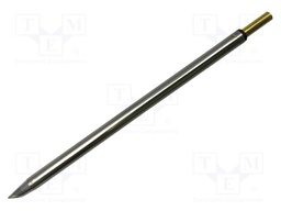 Soldering Iron Tip, Concave Hoof, 3 mm