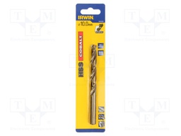 Drill bit; for metal; Ø: 10mm; L: 133mm; Working part len: 87mm