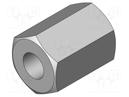 Screwed spacer sleeve