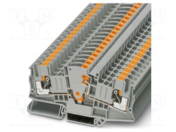 Splice terminal: rail; PA; L: 49mm; terminals: 2; W: 8.2mm; H: 100.8mm