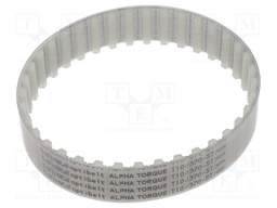 Timing belt; T10; W: 25mm; H: 4.5mm; Lw: 370mm; Tooth height: 2.5mm