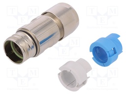 Enclosure: for circular connectors; for cable; external thread