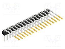 Connector: pin strips; pin header; male; PIN: 16; 2.54mm; THT; 1x16