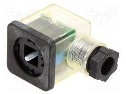 Valve connector; plug; Type: A; PIN: 3; 1.5A; 24VDC; 24VAC; female