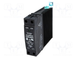 Relay: solid state; Ucntrl: 4÷32VDC; 20A; 48÷530VAC; DIN,on panel