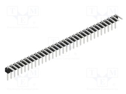 Connector: pin strips; pin header; male; PIN: 32; 2.54mm; THT; 1x32