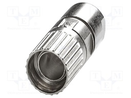 Enclosure for connectors: M23; straight; shielded; Gasket: FKM