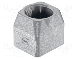 Enclosure: for HDC connectors; Han Modular Twin; for cable; M25