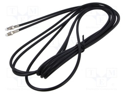 Cable; FME socket,both sides; black; straight; 5m