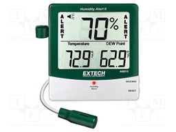 Thermo-hygrometer; LCD; -10÷60°C; Accur: ±1°C; 0.1°C; 10÷99%RH