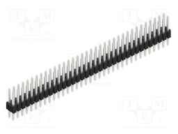 Connector: pin strips; pin header; male; PIN: 70; 1.27mm; THT; 2x35