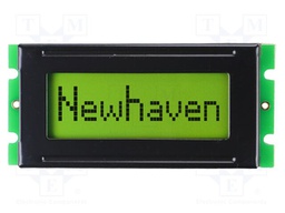 Display: LCD; STN Positive; 8x1; yellow-green; 53x25mm; 2x7; 3.3V