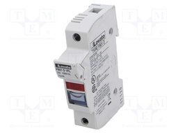 Fuse base; 10x38mm; for DIN rail mounting; 32A; Poles: 1; 1kVDC