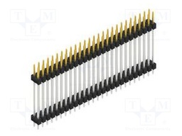 Connector: pin strips; pin header; male; PIN: 52; 2.54mm; THT; 2x26