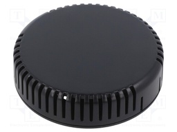 Enclosure: for alarms; Z: 20.3mm; ABS; black; Ø: 80mm; Series: 1551V