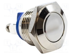 ANTI-VADAL PUSHBUTTON SWITCH, SPST, 2A, 48VDC