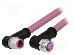 Cable: for sensors/automation; PIN: 4; M12-M12; B code-Profibus