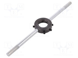 Wrenches for threading dies; steel; Size: 25 x 9mm