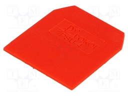 End/partition plate; Application: ZUG-G2.5,ZUG-G4; red