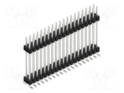 Connector: pin strips; pin header; male; PIN: 38; 2.54mm; SMT; 2x19