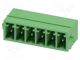 PCB headers, nominal cross section: 1.5 mm?, color: green, n