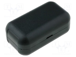 Enclosure: multipurpose; 55x30x24mm; ABS; black