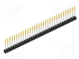 Connector: pin strips; pin header; male; PIN: 32; 2.54mm; THT; 1x32