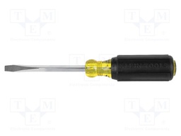 Screwdriver: standard; slot; SL 1/4"; Blade length: 102mm