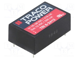 Converter: DC/DC; 6W; Uin: 18÷36V; Uout: 12VDC; Iout: 500mA; DIP24