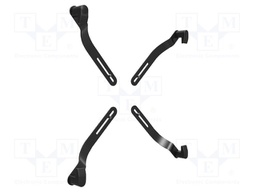 VESA adapter; 8kg; 17÷30"; black; 75x75mm,100x100mm; monitor x1