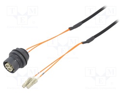 Connector: fiber optic; patchcord; PIN: 2; multi mode duplex (MM)