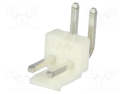 Socket; wire-board; male; NS39; 3.96mm; PIN: 2; THT; 250V; 7A; tinned