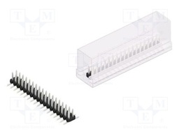 Connector: pin strips; pin header; male; PIN: 36; 2mm; SMT; 2x18
