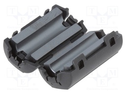 Core: ferrite; on round cable; Core mat: Ni-Zn ferromagnetic