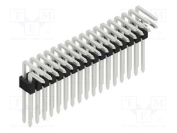 Connector: pin strips; pin header; male; PIN: 34; 1.27mm; THT; 2x17
