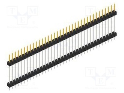 Connector: pin strips; pin header; male; PIN: 36; 2.54mm; THT; 1x36
