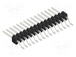 Connector: pin strips; pin header; male; PIN: 15; 1.27mm; SMT; 1x15