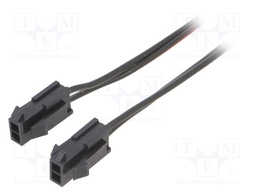 Cable; Micro-Fit 3.0; MX-43020-0200,male-male; PIN: 2; 0.8m; 4A