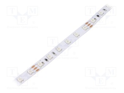 Programmable LED tape; RGB; 5050; 24V; LED/m: 60; 12mm; white PCB