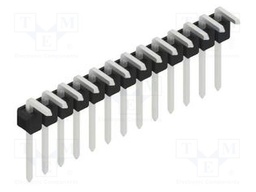 Connector: pin strips; pin header; male; PIN: 13; 2.54mm; THT; 1x13