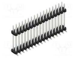 Connector: pin strips; pin header; male; PIN: 34; 2mm; SMT; 2x17