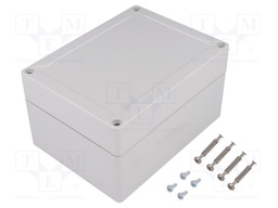 Enclosure: multipurpose; X: 122mm; Y: 162mm; Z: 90mm; TG ABS; ABS