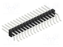 Connector: pin strips; pin header; male; PIN: 32; 2.54mm; SMT,THT