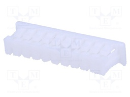 Plug; wire-board; female; 1.25mm; PIN: 10; w/o contacts; for cable